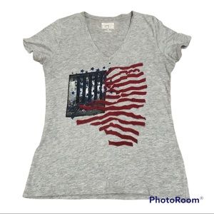 Converse V-neck tee shirt size L